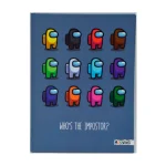CUADERNO 16X21 TAPA DURA AMONG US X 48 HOJAS - Imagen 2